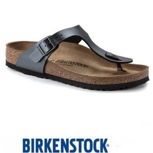 Preloved Birkenstock Gizeh sandals Black EU 39 8 8.5